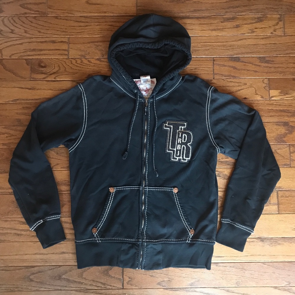 True Religion Brand Jeans Zip-Up Hoodie